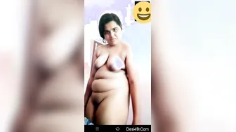 Desi GF Stripping Naked During Late Night Video Call