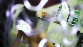 Desi GF Caught Bathing By Hidden Camera In Bathroom