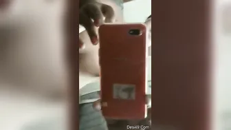 Horny Desi Babe Recording Nude Selfie Video To Send Her Man