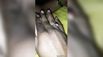 My Desi Wife Moaning While I Squeeze Her Soft Boobs In Bed