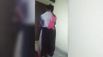 Desi Wife Getting Dressed After Wild Morning Session With Me