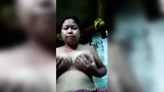 Nepali Married Woman Playing With Her Massive Boobs On Cam