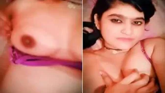 Cheating Wife Making Dirty Selfie Video Fingering For Lover