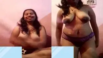 Shy Married Woman Dancing Naked Showing Her Perfect Boobs