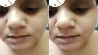 Wife Taking Hot Bath On Video Call Teasing And Showing Off