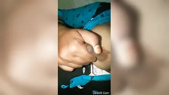 Sexy Desi Bhabhi Revealing Her Massive Natural Tits For Me