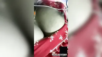 My GF Showing Off Her Tits During Our Late Night Call