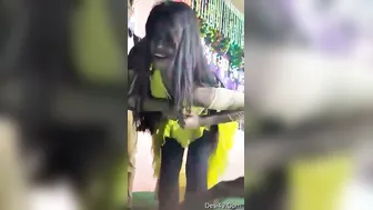 Slutty GF Grinding Sensually Stripping For The Camera