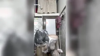 My Desi Babe Stripping Naked Teasing Me During Her Bath Break