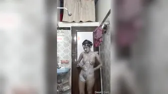 My Desi Babe Stripping Naked Teasing Me During Her Bath Break