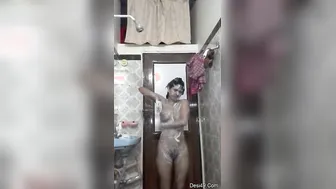 My Desi Babe Stripping Naked Teasing Me During Her Bath Break