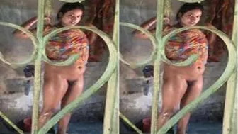Bhabhi Bathing Naked Caught On Camera By Hubby Recording Secretly
