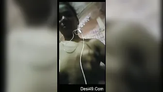 Cheating Wife Showing Pussy And Tits To Brother In Law On Video