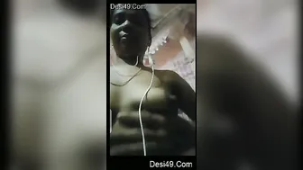 Cheating Wife Showing Pussy And Tits To Brother In Law On Video