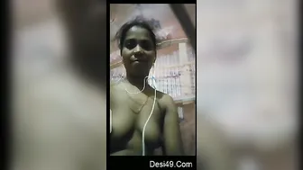 Cheating Wife Showing Pussy And Tits To Brother In Law On Video