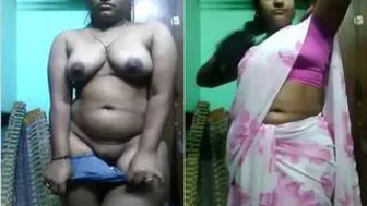 Hot Desi Girl Undressing Slowly Showing Off Her Sexy Body At Home