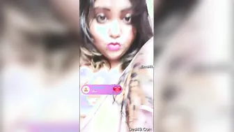 Indian Babe Going Live Stripping And Teasing On Private Video Call