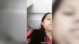 Innocent GF Shyly Flashing Her Perky Boobs For Him