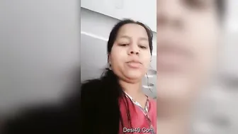 Innocent GF Shyly Flashing Her Perky Boobs For Him