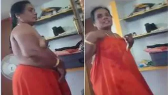 Tamil Wife Letting Hubby Capture Her Bare Breasts On Camera
