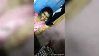 Sexy Bhabhi Dancing Seductively While Hubby Films Her Curves