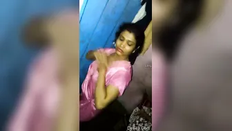 Sexy Bhabhi Dancing Seductively While Hubby Films Her Curves