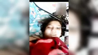 Hot Desi Babe Flashing Her Massive Natural Boobs On Camera