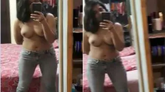 Pretty GF Showing Off Her Perfect Tits On Camera