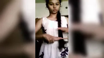 Cute GF Undressing And Showing Off Her Body For Him