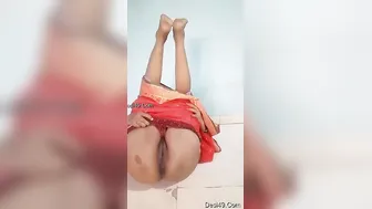 Thick Bhabhi Bending Over Showing Off Her Fat Ass And Wet Cunt
