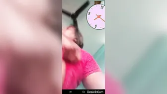 Mature Bhabhi Exposing Her Big Milky Tits On Private Video Call