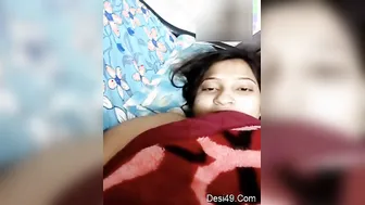 Hot GF Flaunting Her Massive Natural Tits On Camera