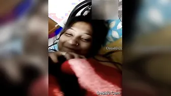 Hot GF Flaunting Her Massive Natural Tits On Camera