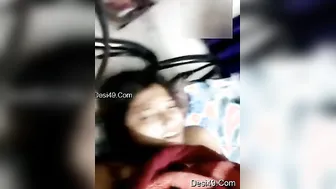 Hot GF Flaunting Her Massive Natural Tits On Camera