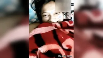 Hot GF Flaunting Her Massive Natural Tits On Camera