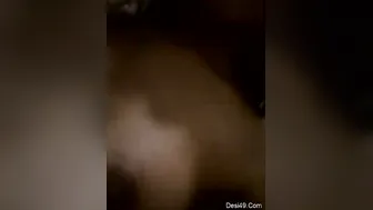 Cute Desi Babe Squeezing And Playing With Her Natural Boobs