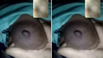 My GF Teasing Me Exposing Her Big Soft Tits At Home