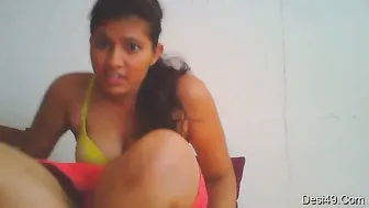 Sexy Tamil Babe Revealing Her Natural Breasts Just For Me Now