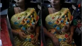 Tamil Married Woman Flashing Boobs To Shopkeeper For Discount