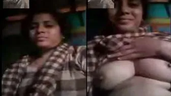 My Indian GF Flashing Her Perky Boobs On Our Video Call