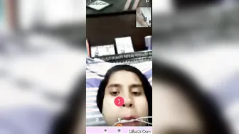 GF Showing Her Big Tits And Dripping Pussy On Video