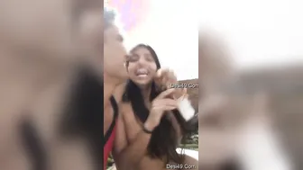 Desi Lovers Drinking And Getting Horny Together At Home