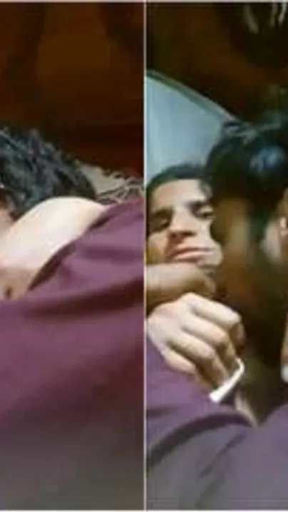 Husband Sucking And Drinking Milk From Wife's Heavy Boobs