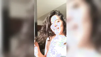 Sexy Nri GF Flashing Her Tits During Video Chat
