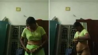 Tamil Bhabhi Getting Caught Changing Clothes On Hidden Camera