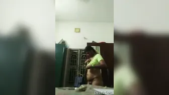 Tamil Bhabhi Getting Caught Changing Clothes On Hidden Camera