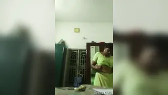 Tamil Bhabhi Getting Caught Changing Clothes On Hidden Camera