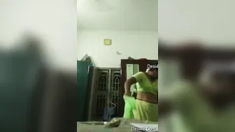 Tamil Bhabhi Getting Caught Changing Clothes On Hidden Camera