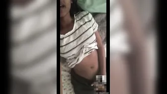 Horny GF Showing Pussy And Tits On Video Call Tonight