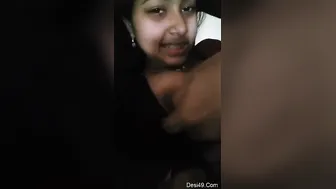 Boyfriend Capturing His GF's Perfect Tits Up Close